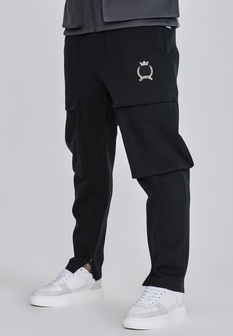 SIKSILK UTILITY - Pantalones cargo - black