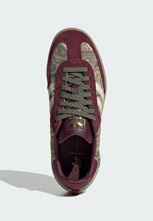 adidas SAMBA OG W - Zapatillas - maroon/warm vanilla/olive strata — foto 3