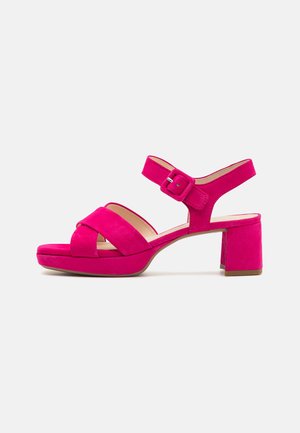 Sandalen met plateauzool - pink ids