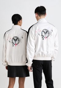Carlo Colucci JACKET UNISEX - Træningsjakke - offwhite