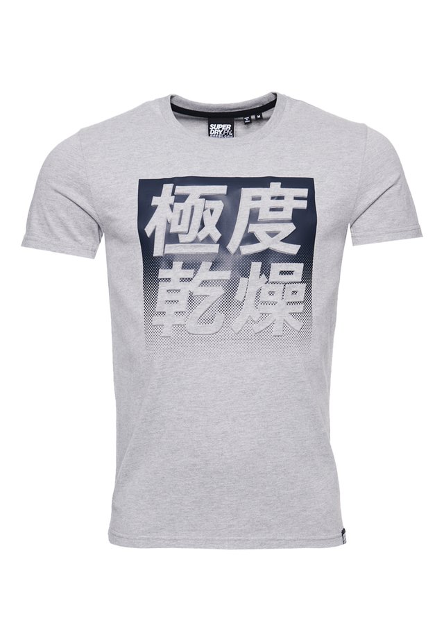 T-shirt print - grey marl