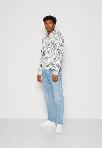 Antony Morato HOODIE REGULAR FIT WITH EMBROIDERED LOGO - Mikina - cream