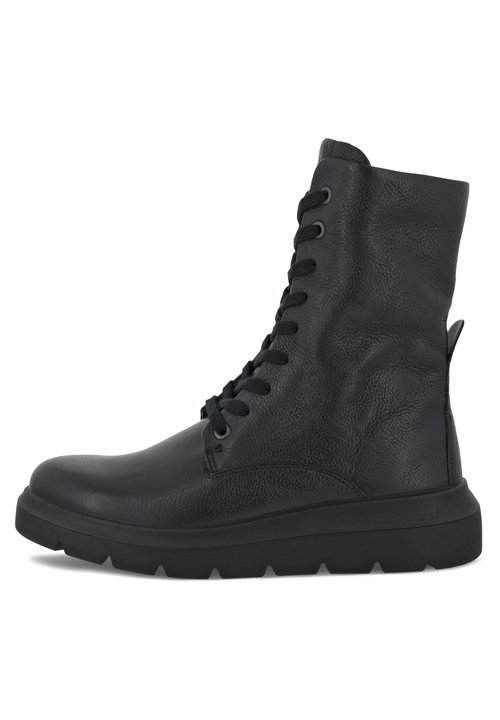ECCO CHUNKY - Plateaustiefelette - black/black/schwarz - Zalando.ch