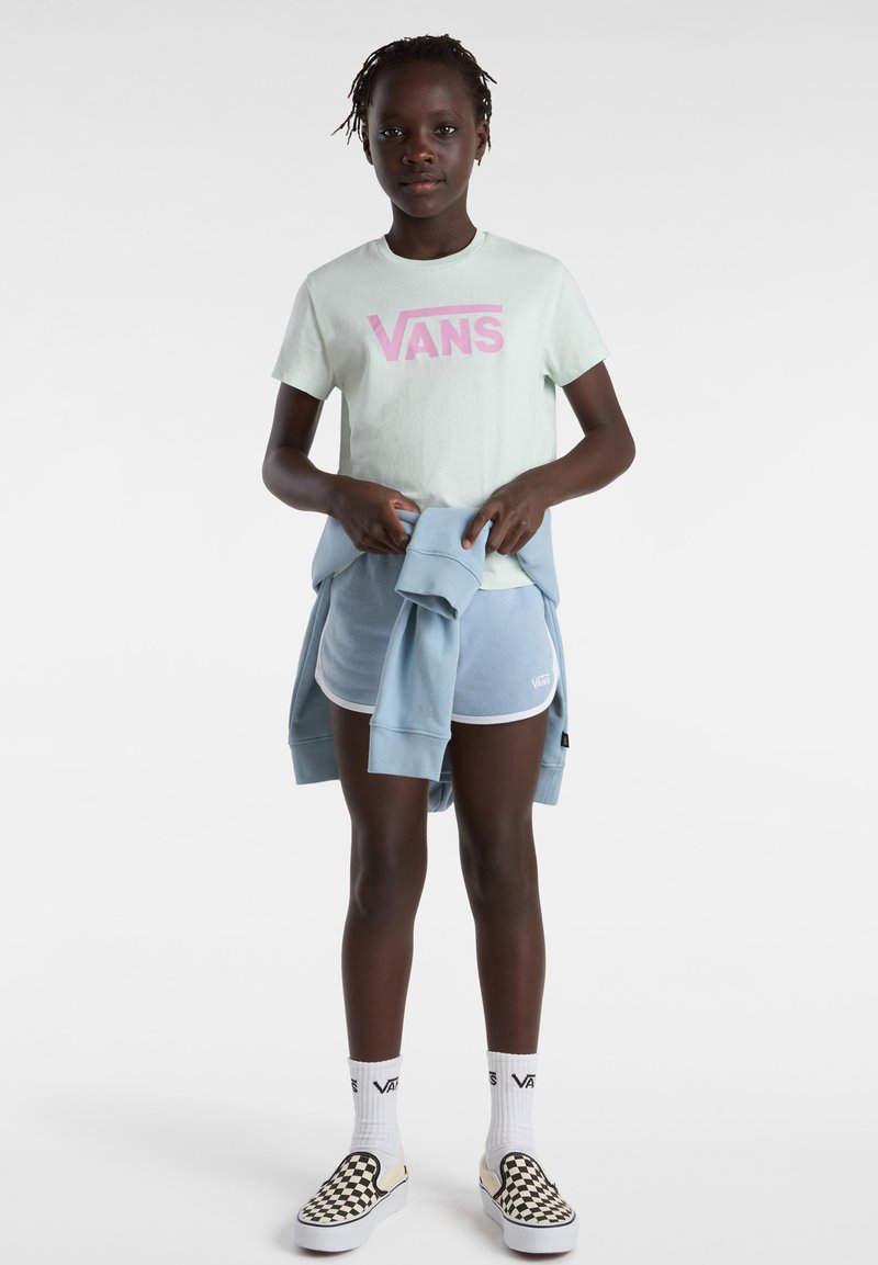 Vans GR FLYING CREW - Camiseta estampada - pale aqua