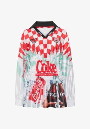 adidas Originals, adidas X Coca-Cola Mash Up Smocked - Camiseta de manga larga - white/multicolor