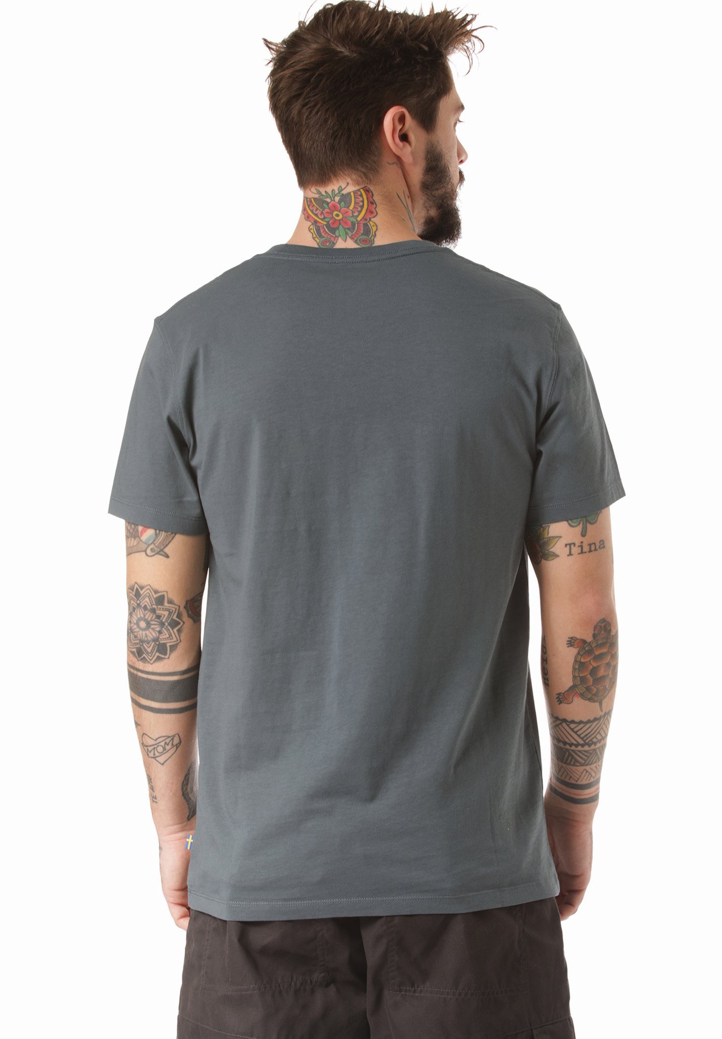 Fjällräven ARCTIC FOX T-SHIRT M - Print T-shirt - blue/stone blue