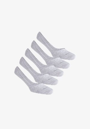 Blackspade 5-PACK NO SHOW - Sokletter - grey melange