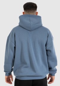 Smilodox DAWSON OVERSIZED HOODIE - Felpa con cappuccio - blau