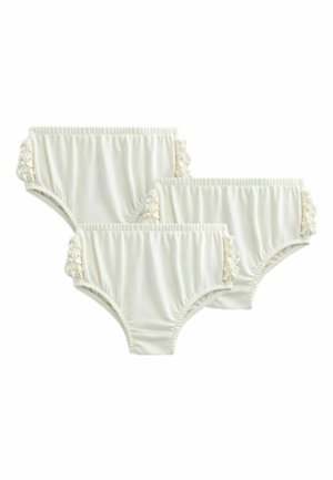 KNICKERS 3 PACK  - Slip - cream frill