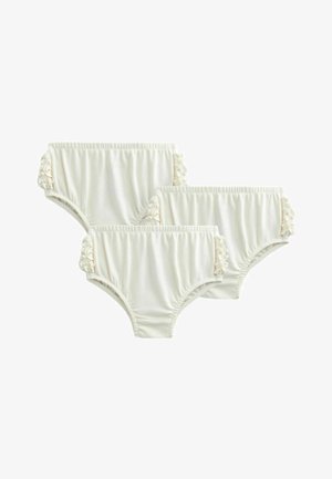 KNICKERS 3 PACK - Braguitas - cream frill