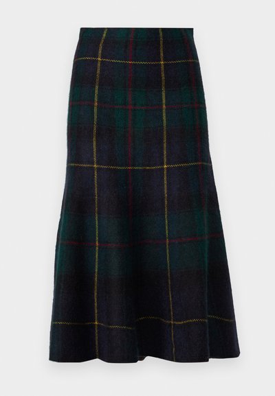 Polo Ralph Lauren A LINE SKIRT - A-vonalú szoknya - navy plaid