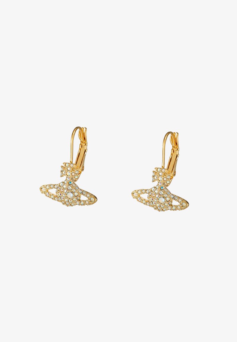 Vivienne Westwood GRACE BAS RELIEF EARRINGS - Pendientes - aurore boreale/gold-coloured