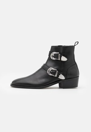 HOMBRE CUBAN - Cowboy/biker ankle boot - black
