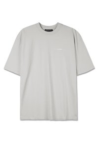 LOGO TEE - T-Shirt basic - washed pure grey/white gum