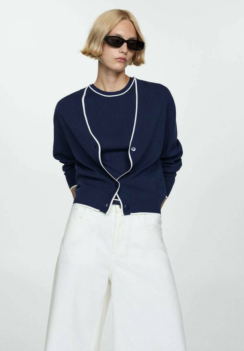 Mango - Cardigan - ciemnogranatowy, Enlarge