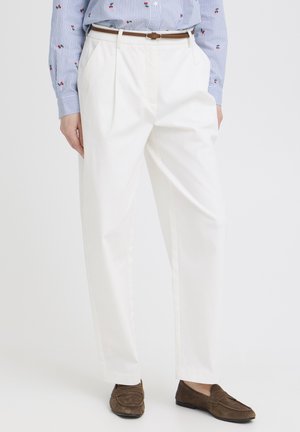 b.young BYDAYS WIDE CHINO - Auduma bikses - blanc de blanc