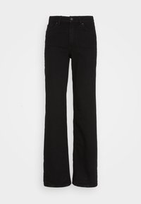 PCPEGGY WIDE PANT - Jeans straight leg - black