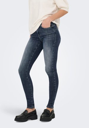 ONLPOWER MID NOOS - Ļoti pieguloši džinsi - special blue grey denim