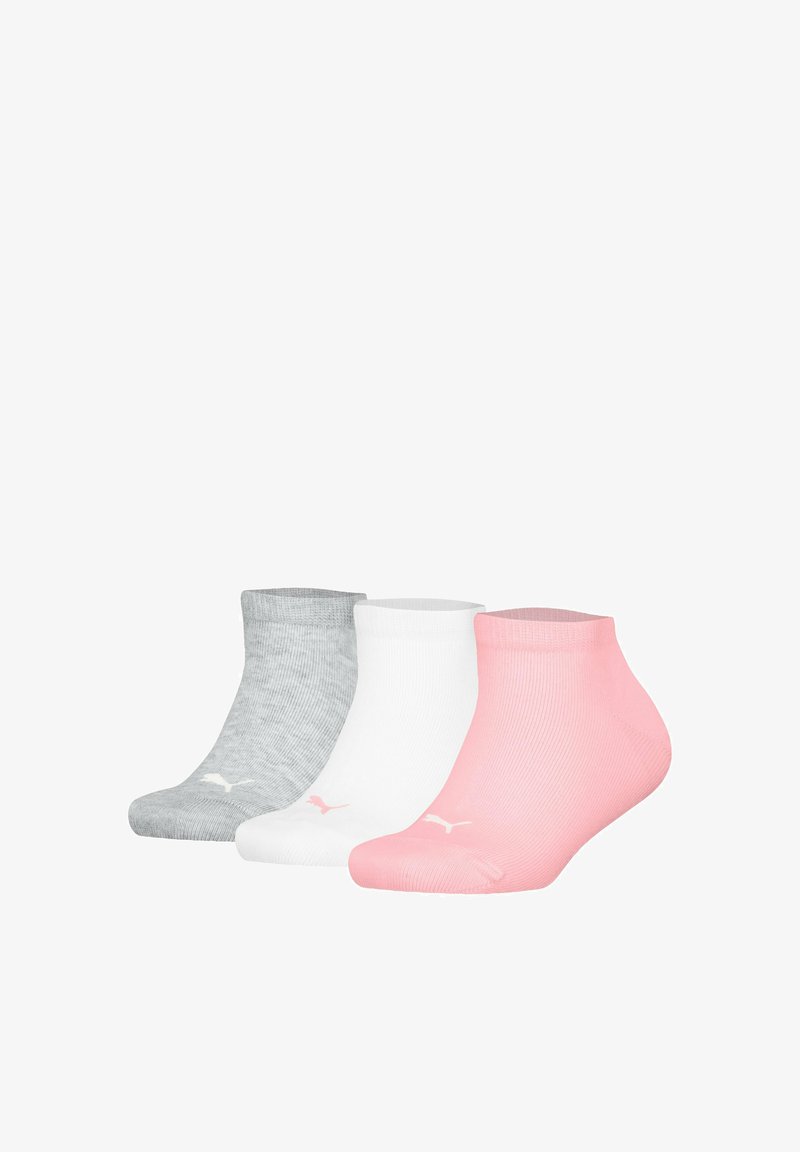 Puma PACK OF 3 - Calcetines - grau weiß rosa