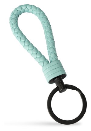 SCHLÜSSELANHÄNGER MIT EDELSTAHL SCHLÜSSELRING - Keyring - türkis