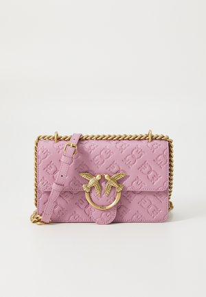 LOVE ONE LOGO - Borsa a tracolla - purple/city of lilac/antique gold-coloured
