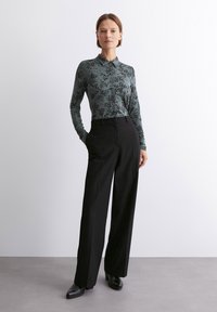 Marc O'Polo COLLAR PLACKET AOP - Button-down blouse - multi