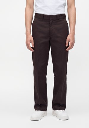 Dickies, LOOSE FIT WORK PANT - Панталони - dark brown