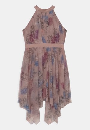 HANKY HEM HALTER NECK - Cocktail dress / Party dress - mauve romantic