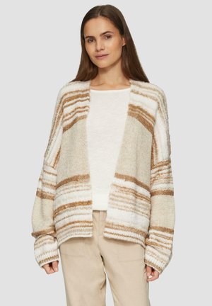 Strickjacke - hellbraun