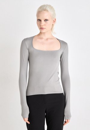 SQUARE NECK LONGSLEEVE - Topper langermet - dusty grey