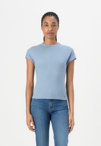 Tommy Hilfiger - SLIM TEE - Basic T-shirt - brisk blue Thumbnail Image 1