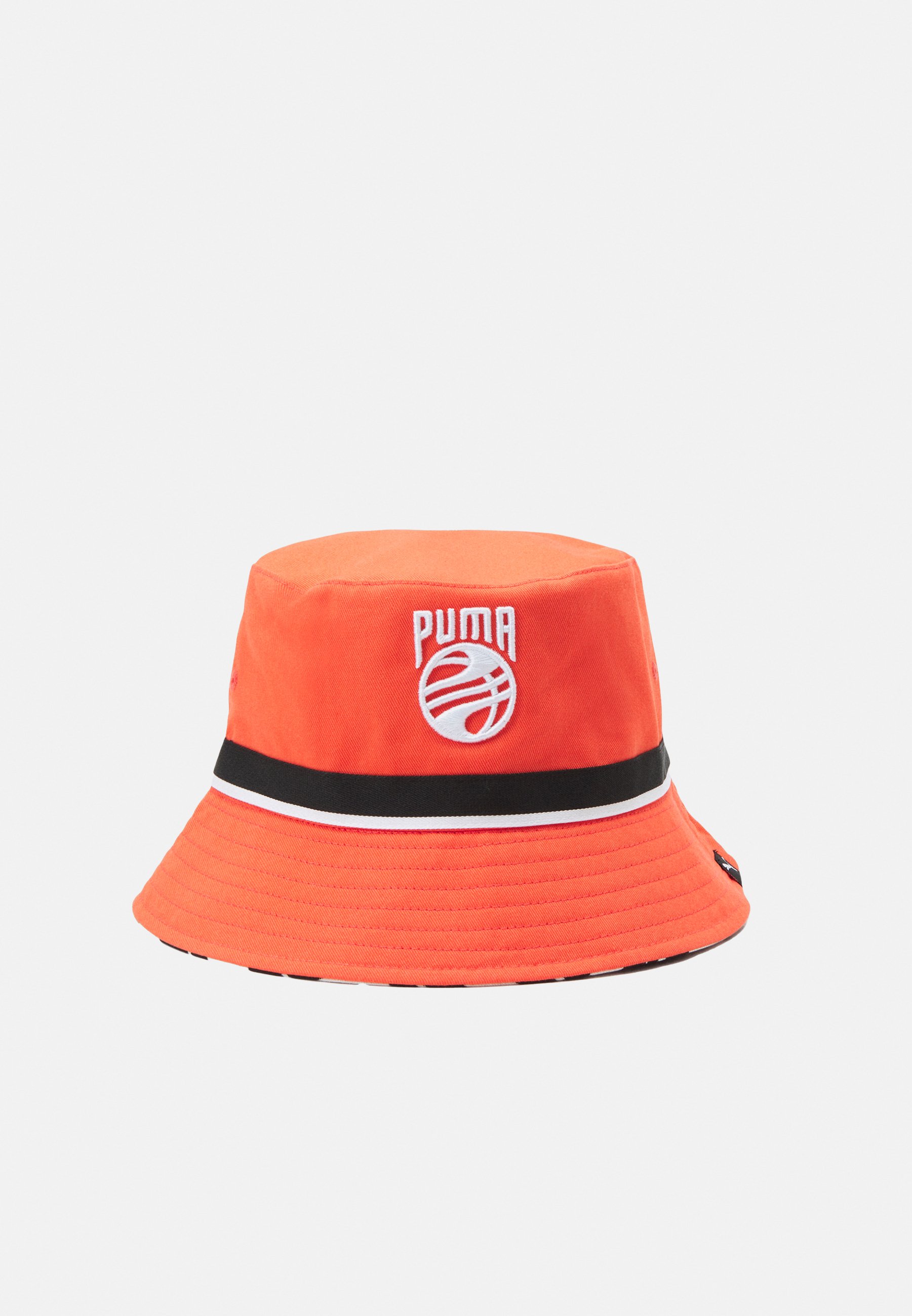 Puma BASKETBALL BUCKET HAT - Cappello - fiery coral/arancione - Zalando.it