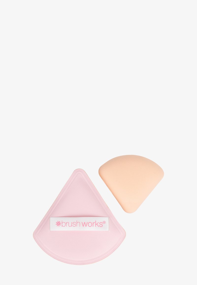 Brushworks - BRUSHWORKS TRIANGULAR PILLOW PUFF DUO - Accessori viso - pink, Ingrandire