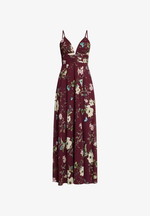 Vera Mont, VERA MONT MIT MUSTER ABENDKLEID - Robe de cocktail - dark red green