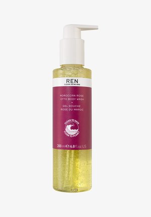 REN CLEAN SKINCARE GEL DOUCHE À LA ROSE DU MAROC - Shower gel - transparent