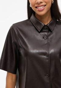 VILA VIELANA - Abito a camicia - coffee bean