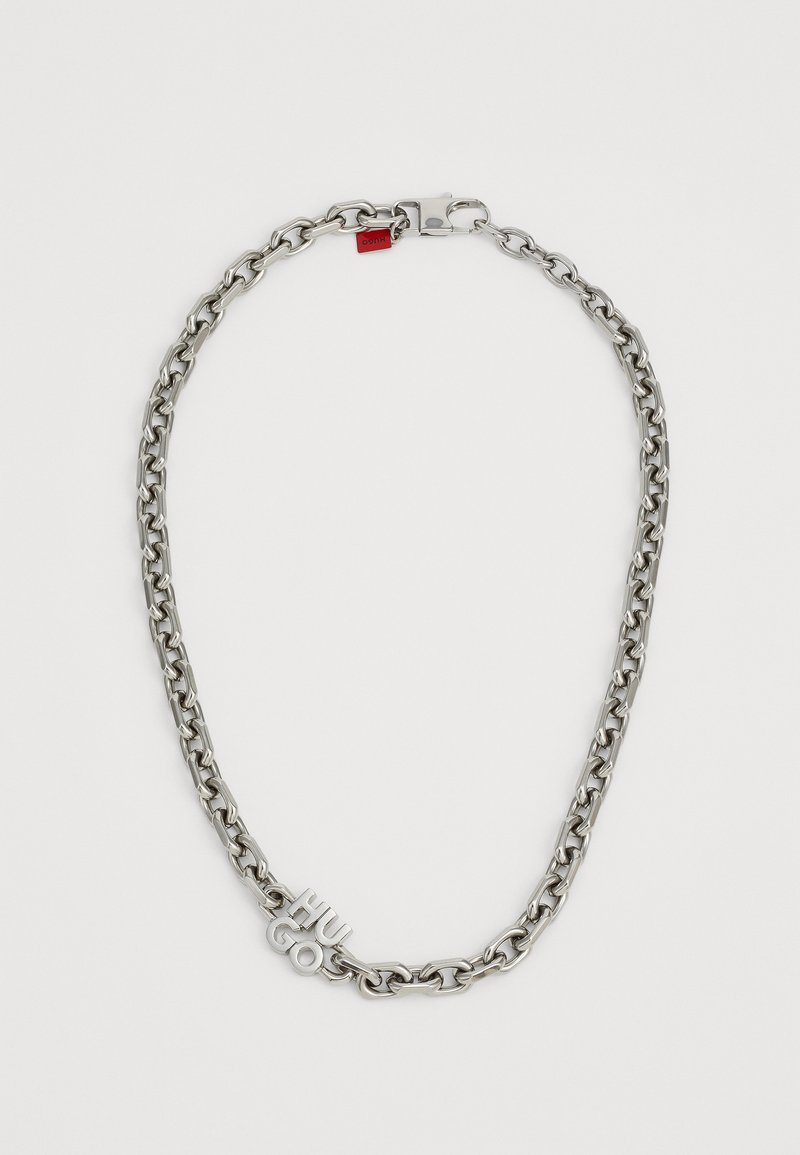 HUGO STACKEDCHAIN - Halskæder - silver-coloured