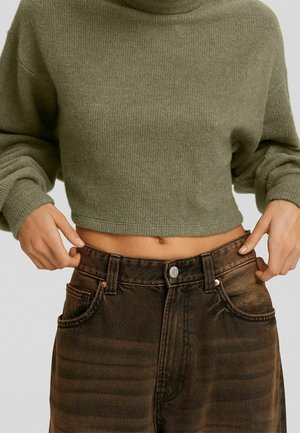 Strickpullover - khaki