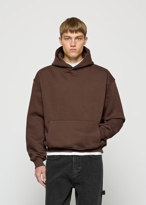 BASIC - Kapuzenpullover - chocolate brown
