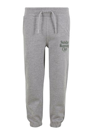 Another Cotton Lab SUNDAY RUNNING - Tracksuit bottoms - heather grey