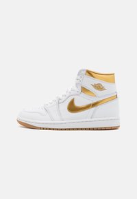 Jordan - AIR JORDAN 1 RETRO HIGH OG - Zapatillas altas - white/metallic gold/light brown Imagen en miniatura 1