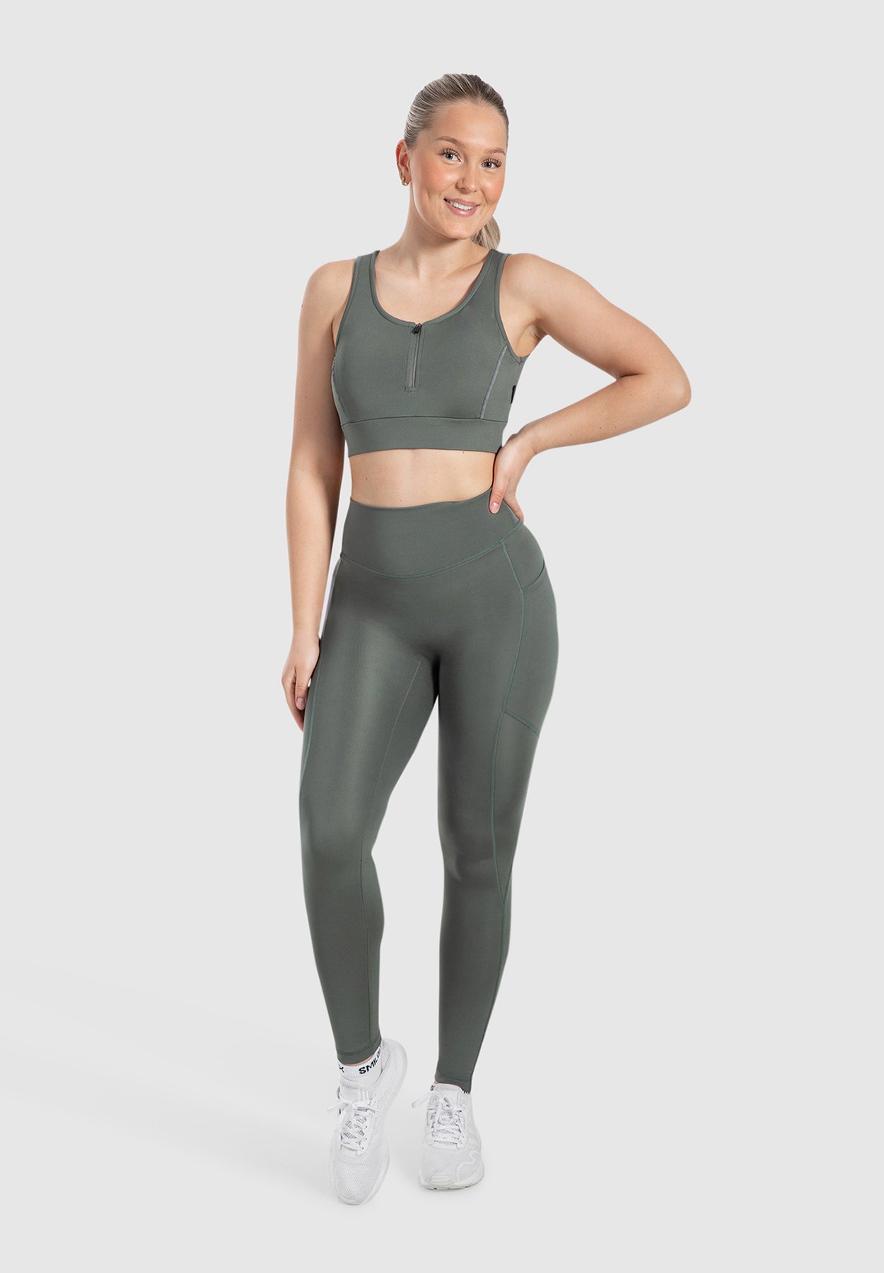 LEGGINGS HIGH WAIST WITH POCKET YOGA PILATES ILISSA