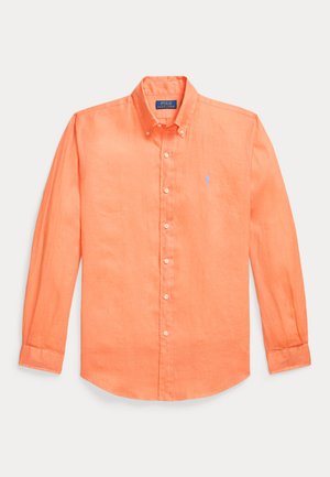 Polo Ralph Lauren, CUSTOM FIT LINEN SHIRT - Vapaa-ajan kauluspaita - pompano orange