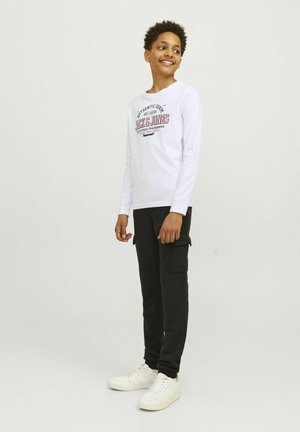 Jack & Jones Junior, Longsleeved Logo Longsleeved Junior - Maglietta a manica lunga - white