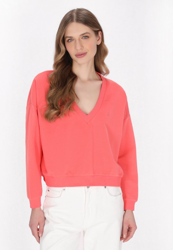 Sweatshirt - coral