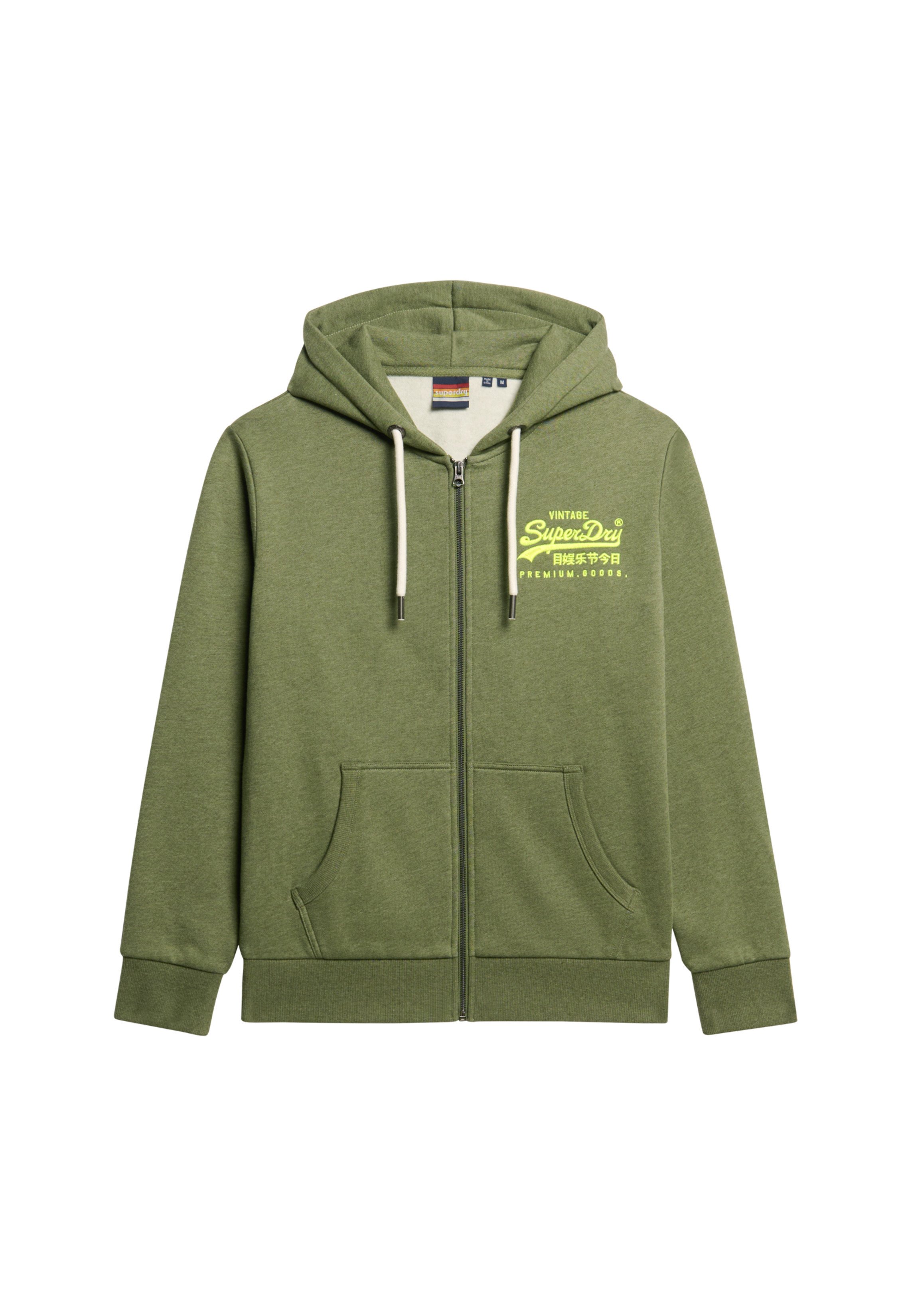 Superdry VINTAGE LOGO GRAPHIC HOODIE - Zip-up sweatshirt