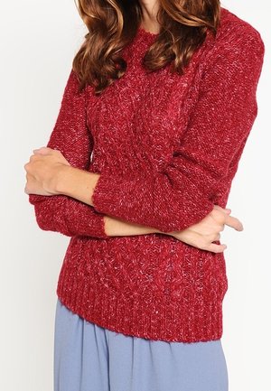 Neule - dark red