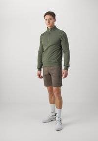 Björn Borg CENTRE HALF ZIP - Melegítőfelső - beetle