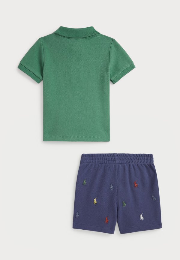 MESH POLO SHIRT AND SHORT SET - Tracksuit bottoms2