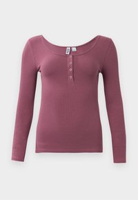 PCKITTE LS JRS NOOS BC - Topper langermet - crushed berry